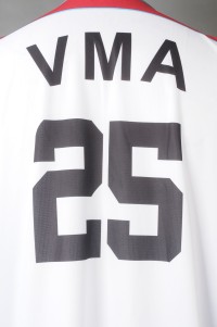 WTV178   Sample customized basketball sports suit online order color matching sports suit printed logo white+red V-neck    authentic basketball jerseys   tournament  jersey detail view-1